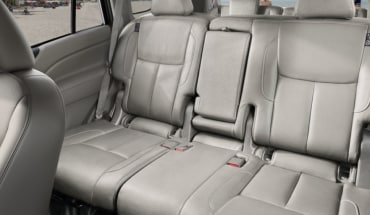Vue intérieure des sièges arrière du Nissan Xterra
