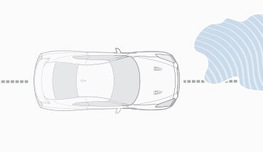 Illustration de la Nissan GT-R engageant le système de traction asservie.