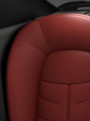 Sièges arrière avec caisson d’extrêmes graves de la Nissan GT-R 2024.