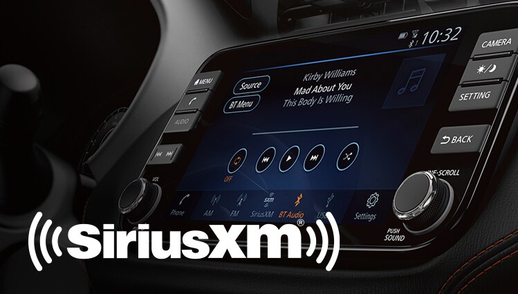 Logo SiriusXM sur l’écran tactile