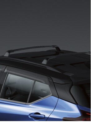 Barres transversales de longerons de toit sur le Nissan Kicks 2023