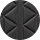 Cuir Ascot haut de gamme de couleur charbon de bois avec garnitures en cuir