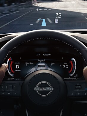 Tableau de bord numérique du Nissan Pathfinder 2023 