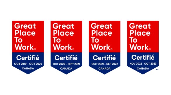 Certification Meilleurs lieux de travail(MC) de Nissan Canada.