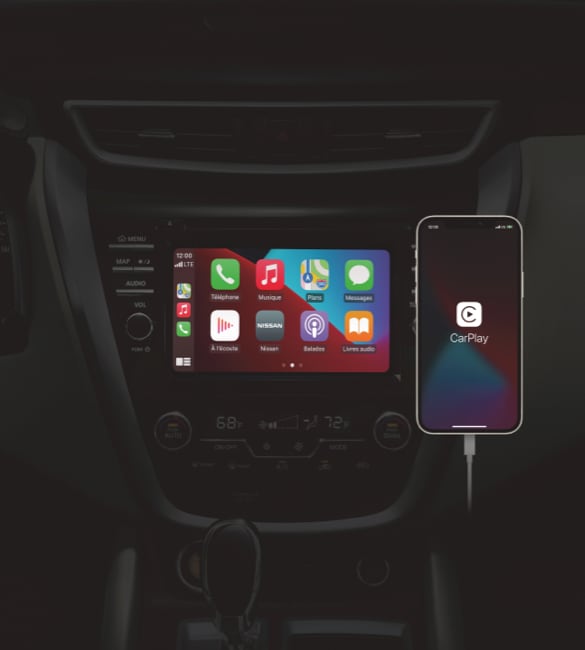 Apple CarPlay livrable dans un véhicule Nissan