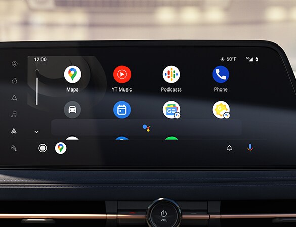 Nissan Ariya 2023, écran affichant Android Auto(MC).
